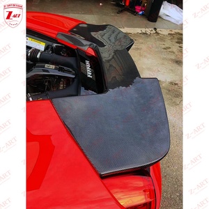 Z-ART 488 alettone posteriore in fibra di carbonio per Ferrari 488 2015-2019 Spoiler posteriore in fibra di carbonio per Ferrari 488 488 Spoiler posteriore posteriore GTB - Product Image 3