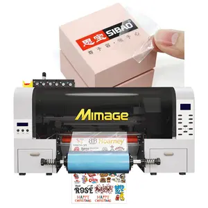 Mimage DTF UV Printer A3 AB Film Bottles Stickers Printer 3D Embossed Printing Effect Label Sticker Printing Machine