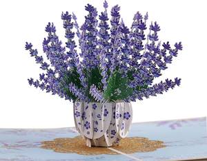 Nouvelle conception de carte de remerciement personnalisée de luxe en papier avec impression UV, estampage à chaud doré, style 3D, cadeau pour Thanksgiving et la fête des mères, pour les familles - Product Image 3