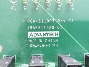 ADVANTECH PCA-6119P7 19AK611920-01 REV.C1 เมนบอร์ดอุตสาหกรรม บอร์ดซีพียู บอร์ดแบ็คเพลน บอร์ดฐาน - Product Image 3