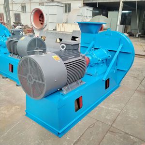 Ventilador Centrífugo Tipo D, 1500 RPM, Motor de CA de 380 V, Cuerpo de Acero, Azul, para Uso Industrial en Calderas - Product Image 1
