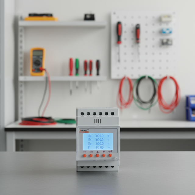 Acrel ACR10RH-DxxTE4 Three-Phase Harmonic Smart Meter for Solar Inverters with Bidirectional Measurement and Zero-Export Control
