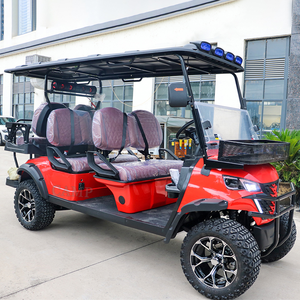 Voiture de golf électrique tout-terrain surélevée à batterie au lithium <span class=keywords><strong>6</strong></span> places CAMP Sightseeing Golf <span class=keywords><strong>Cart</strong></span> Club Car - Product Image 2