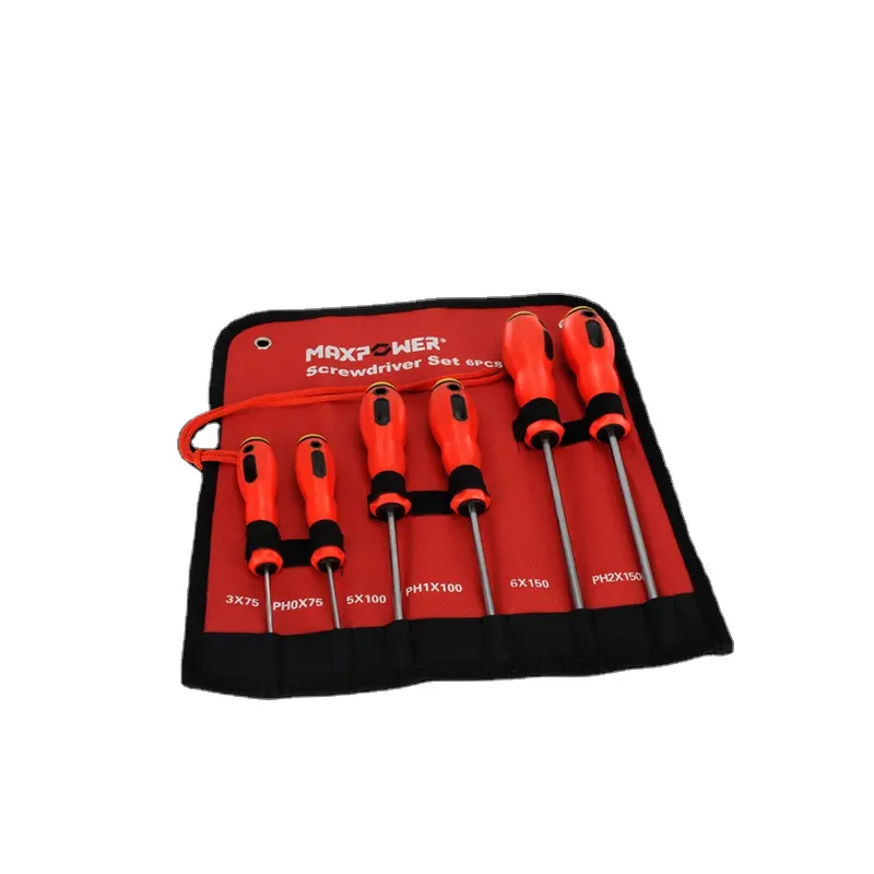 High-end screwdriver tool 6pcs set maxpower screwdriver tools set wallet packaging screwdriver