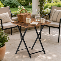 Table à manger pliante de luxe en bois avec plateau en marbre et pieds en métal, design moderne pour la maison, le salon, l'appartement, l'hôtel, la villa