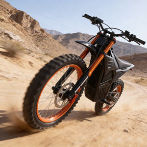 XFY Hot 72V 3500W 17 pouces Moto tout-terrain électrique à suspension intégrale Batterie au lithium Cadre en alliage d'aluminium >65 km/h - Product Image 6