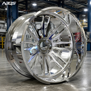 NJQS 车轮 24x14 镀铬轮圈 单轮 24x14 锻造轮 24x12 高抛光锻造铝合金轮 - Product Image 6