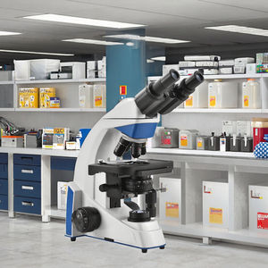 <span class=keywords><strong>Microscope</strong></span> stéréoscopique composé optique médical 1600x avec lumière LED, <span class=keywords><strong>microscope</strong></span> biologique médical éducatif pour les laboratoires - Product Image 2