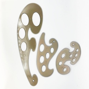 3 French Curve Ruler <b>Set</b> Plastic Curve Game Ruler Customizable <b>Sewing</b> Ruler <b>Set</b> for Drawing Tools - Product Image 2