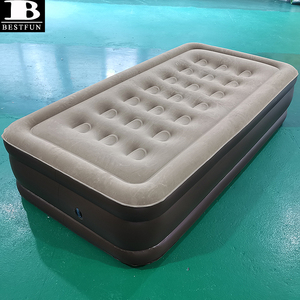 Produttore never-leak twin <span class=keywords><strong>air</strong></span> materasso rialzato di lusso singolo airbed coil beam mobili per letto rialzato per ospiti, casa, all'aperto - Product Image 4