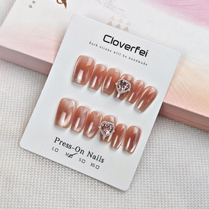 <span class=keywords><strong>Faux</strong></span> <span class=keywords><strong>ongles</strong></span> français <span class=keywords><strong>beige</strong></span> - 10 pièces, couverture complète, <span class=keywords><strong>faux</strong></span> <span class=keywords><strong>ongles</strong></span> mats pré-conçus, application facile - Product Image 1