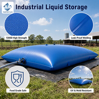 Jinlong Neuer Faltbarer PVC-Planen-Wasserspeicherbehälter, Flexible Tanks mit 1 Jahr Garantie, Wasserspeicherblase