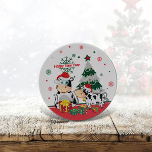 Sous-verre personnalisé pour boisson, en labradorite, tasse, dessous de verre, à utiliser dans un pot céramique de fruits - Product Image 4