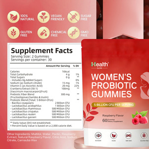 Gummies Probiotiques Marque Blanche OEM Santé Urinaire UTI Canneberge Soutien Flore Féminine Usine Certifiée GMP Vente en Gros Testée - Product Image 3