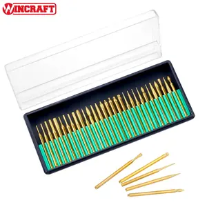 30 cái kim cương khoan đánh bóng bits BUR Set với 1/8 "(3 mét) Shank