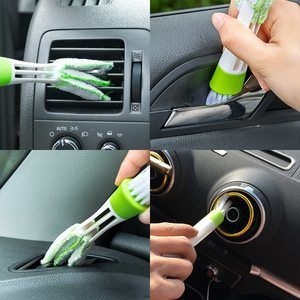 Cepillo para Limpiar Persianas de Ventanas de Automóviles, Cepillo para Aire Acondicionado, Cepillo para Interiores y Exteriores, Cepillo para Teclado, <span class=keywords><strong>Mini</strong></span> Plumero para Detalles de Automóviles, Cepillo para Ventilación - Product Image 4