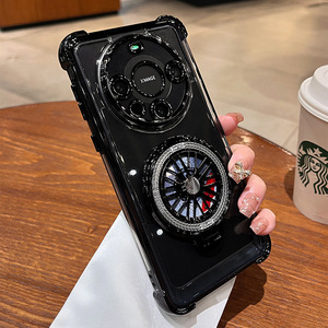 Per <span class=keywords><strong>Huawei</strong></span> Pura70PRO custodia del telefono <span class=keywords><strong>trasparente</strong></span> per Anti-goccia giroscopio placcato magnetico supporto duro PC <span class=keywords><strong>Cover</strong></span> per Mate60 - Product Image 4