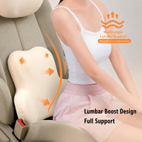 Coussin lombaire de voiture mignon en gros à rebond lent, coussin de soutien lombaire, oreiller de nuque pour un confort de conduite