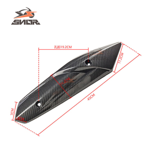 SNOR para bicicletas de calle, scooters y vehículos todoterreno, piezas de modificación de motocicletas, cubierta de tubo de escape, cubierta antiescaldado - Product Image 3