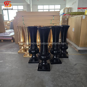 Support à fleurs de style moderne à forte demande, décoration lisse à taille basse pour mariages, anniversaires, événements, décorations de mariage très recherchées - Product Image 1