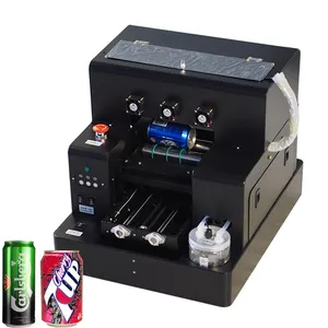 A4 Kleinste digitale Flachbett-UV-Druck-Pappbecher-Druckmaschine für Becher