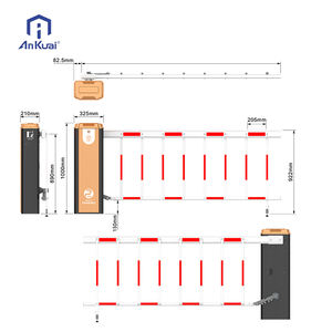 Inteligente Cerca Lança Barreira Portão Levantamento Pólo Sistema Lpr Portão Comunitário Estacionamento Lot Toll Collection Operação Não Tripulada - Product Image 4