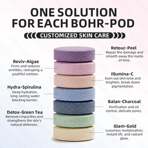 Новый аппарат для кислородной терапии лица BOHR Pods 2026: набор капсул для глубокого очищения и лифтинга, 7 видов, 6 шт. с сывороткой-праймером и гелем - Product Image 6