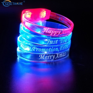Bán Buôn Acrylic Flashing Bracelet,LED Flash Bracelet Điện Tử Glow Vòng Đeo Tay Đồ Chơi Cho Đảng - Product Image 1