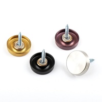 Vis décoratives à tête cylindrique en acier inoxydable 304 non revêtues, métriques/pouces, pour panneaux en verre et acrylique