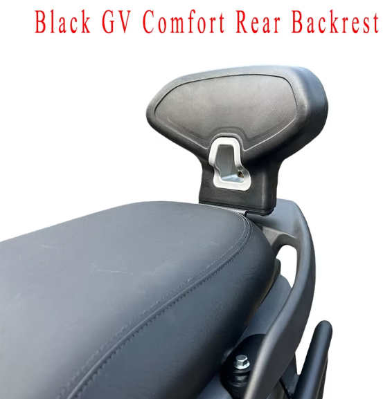Black GV Comfort Rear Backrest for SYM DUKE 125