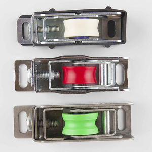 Rouleau muet en plastique à roue unique avec base utilisée dans les portes coulissantes Poulie de fenêtre de porte coulissante - Product Image 4