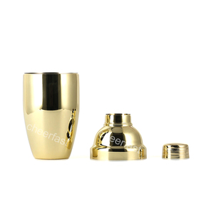 Accesorios esenciales para <span class=keywords><strong>Bar</strong></span>, Kit de coctelera para barman, coctelera de Metal de acero inoxidable, color dorado - Product Image 4