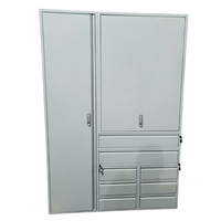Armoire à outils industrielle en acier, 54 cm de large, 8 tiroirs, dimensions personnalisables OEM/ODM/OBM, intérieur avec panneau perforé, système de verrouillage à clé