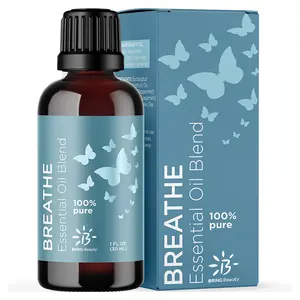 Wholesale 100% Natural Pure Bleath Blend Oil Mind Relaxing Relief Cough Provide Fresh Smell Energy Breathe Easy Essential Oil