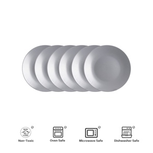 ชุดเซรามิกสโตนแวร์สีเทาอ่อนสไตล์โมเดิร์น จานเซรามิกดีไซน์เรียบง่ายสร้างสรรค์ ชามและแก้วเซรามิกสไตล์ตะวันตก ชุดอาหารค่ำสุดหรู - Product Image 4