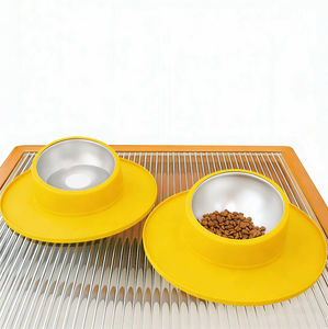 Toptan Yüksek Kaliteli Evcil Hayvan Mama Kabı Paslanmaz Çelik Silikon Kaymaz Tabanlı Dökülmez Kolay Temizlenen Evcil Hayvan Besleme Malzemeleri - Product Image 4