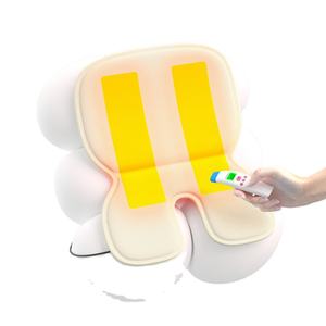 Anjuny, cojín de asiento de coche de piel de oveja para bebé de seguridad infantil, blanco, de alta calidad, con arnés, fundas de asiento de coche para niños ajustables - Product Image 1