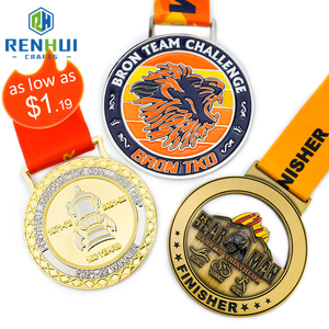 Médailles de sport personnalisées en métal pour le cyclisme, le karaté, la fête, le <span class=keywords><strong>jeu</strong></span> miraculeux, la course à pied, le marathon, l'haltérophilie, le taekwondo, la danse - Product Image 2