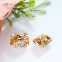 GIGAJEWE Pierre Moissanite 3.5ct naturelle Pixel Cut 7*9mm Belle pierre libre de haute qualité colorée