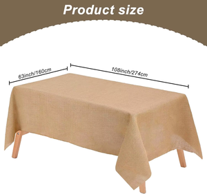 <span class=keywords><strong>Mantel</strong></span> <span class=keywords><strong>de</strong></span> <span class=keywords><strong>Yute</strong></span> Grueso y Resistente, Texturizado, Natural, Impermeable, Cuadrado, Hecho a Mano para Uso Doméstico y para Niñas - Product Image 1