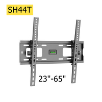 Rak Dinding TV Tipis 60mm ±15 Derajat, untuk TV 32-80 Inch, 60kg, VESA 600x400mm, Baja Cold Rolled, Pengiriman Cepat