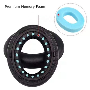 Pour <span class=keywords><strong>Bose</strong></span> <span class=keywords><strong>700</strong></span> NC700 oreillettes en cuir protéiné oreillette antibruit casque mousse à mémoire coussins d'oreille - Product Image 4