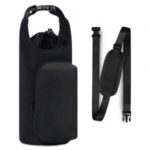 Sac de transport isotherme pour gourde 32oz 40oz avec poche pour téléphone et bandoulière réglable - Product Image 1