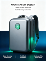 Localisateur GPS antivol, traceur intelligent anti-perte, sac à dos rigide imperméable pour ordinateur portable professionnel, logo personnalisé, vente en gros