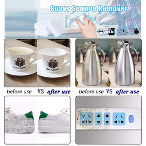 เมจิกทําความสะอาดแผ่นยางลบฟองน้ําสําหรับพื้นผิวทั้งหมดห้องครัวห้องน้ําเฟอร์นิเจอร์หนังรถ-เหล็กเมลามีน Universal ทําความสะอาด - Product Image 6