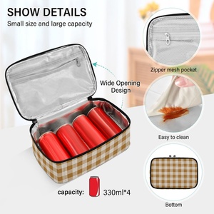 Bolsa Térmica Multicolor con Estampado Hawaiano Palaka, Impermeable, de Nailon, con Estampado Personalizado, Porta Recipientes Pequeño, Porta Cazuelas con Asa - Product Image 5