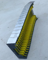 Cubierta protectora de fuelle para guía lineal de máquina CNC, cubierta antipolvo tipo acordeón para máquina, cubierta de protección de fuelle para máquina herramienta personalizada por el fabricante