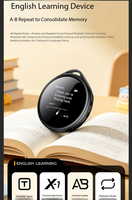 Mrobo Portable MP3 Walkman - Alat Pembelajaran Ideal untuk Siswa untuk Mendengarkan Musik dan Belajar Bahasa Inggris