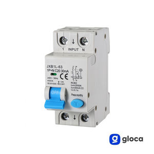 Disjoncteur différentiel Gloca 2P 20A 30mA 250V 4.5KA Montage DIN C20 - Product Image 3