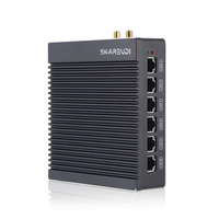 Mini PC Firewall Pfsense N3710 J4105, Router 6*LAN, Dispositivo de Red OPNsense, Pantalla Dual, Múltiples Puertos, Ubuntu Debian OpenSense